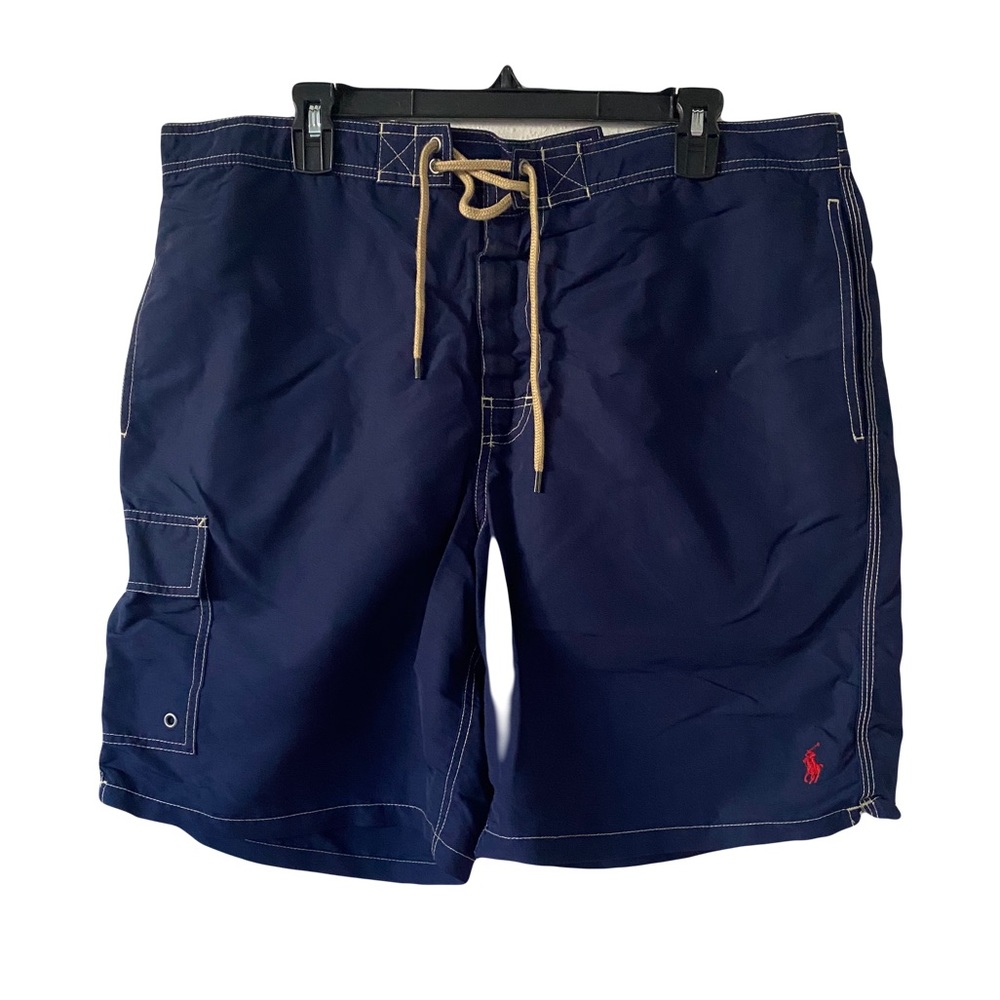 Ralph Lauren Navy Swim Trunks